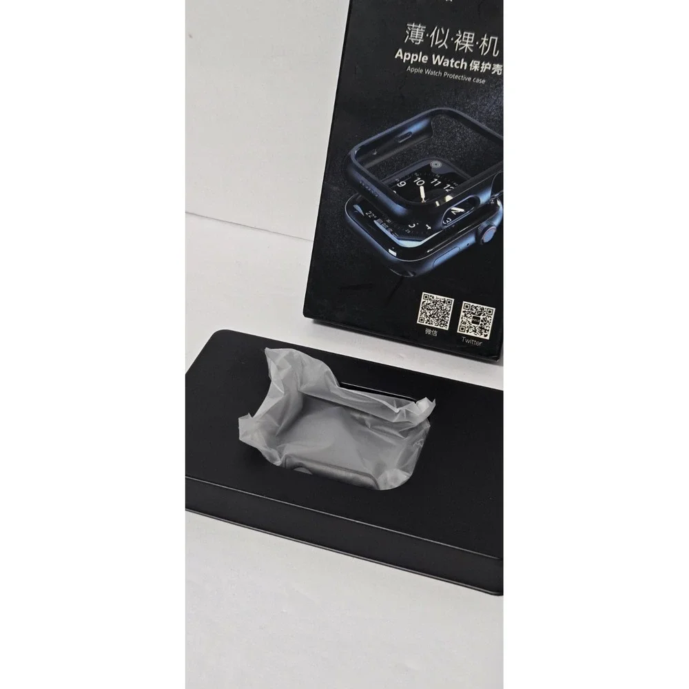NEW PZOZ Case for Apple Watch Series 2/3 42mm Black‎ w/ Screen Protector